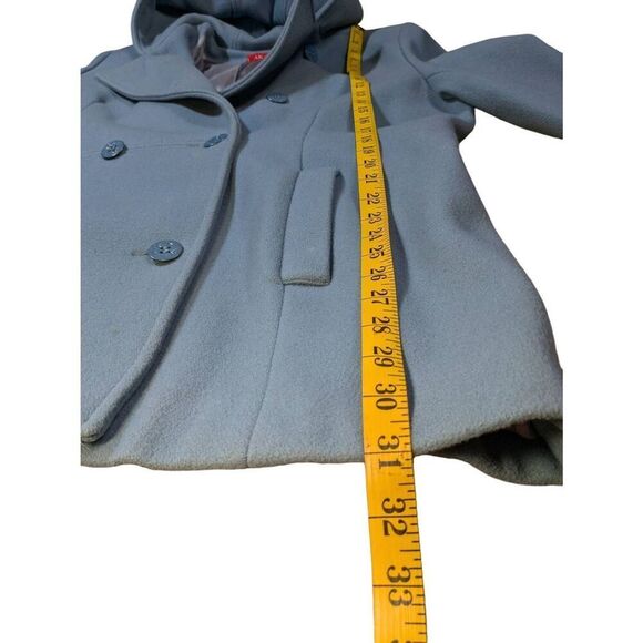Anne Kline 100% wool coat W hood - Picture 6 of 10